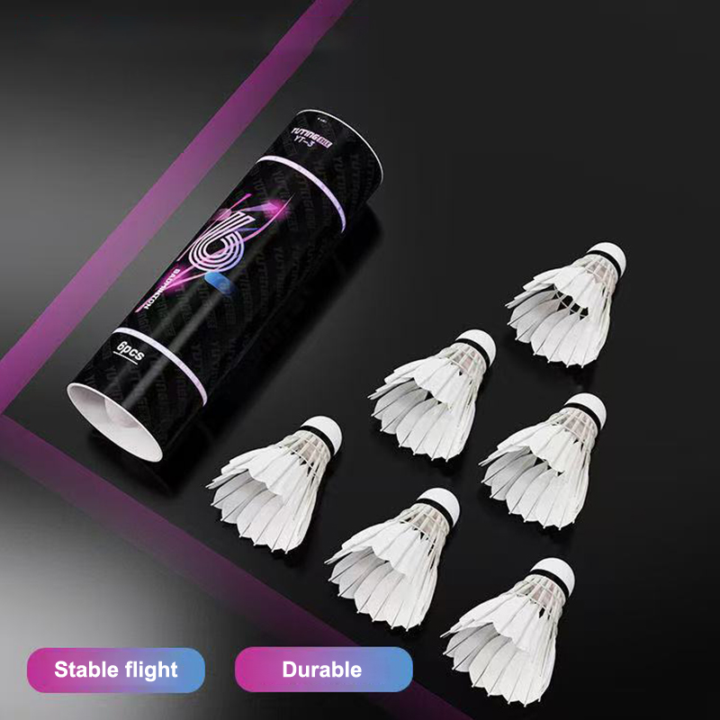 Badminton Shuttlecock - 3/6 szt. Lotki do badmintona z
