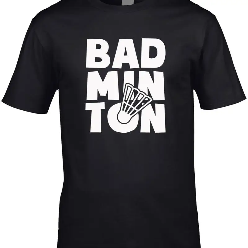 Badminton Shuttlecock - Męska koszulka do badmintona – zabawny