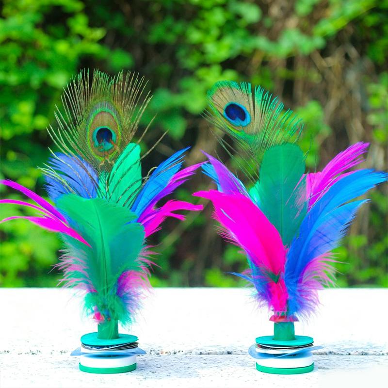 1 szt. Kolorowy lotek z piór,  – Feather Shuttlecock recenzja i cena
