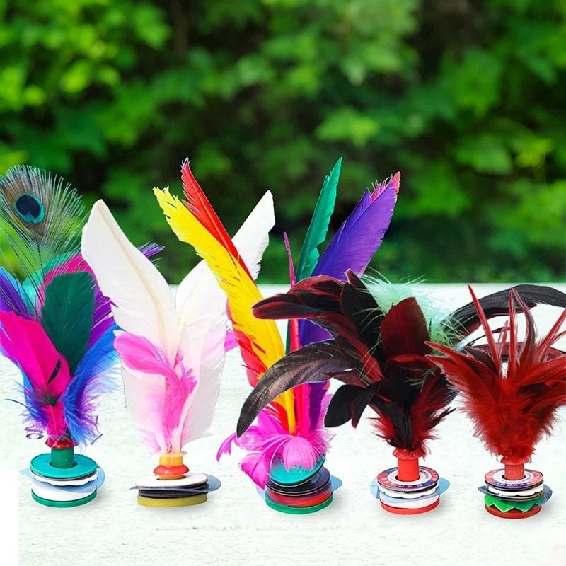 1 szt. Kolorowy lotek z piór,  – Feather Shuttlecock recenzja i cena