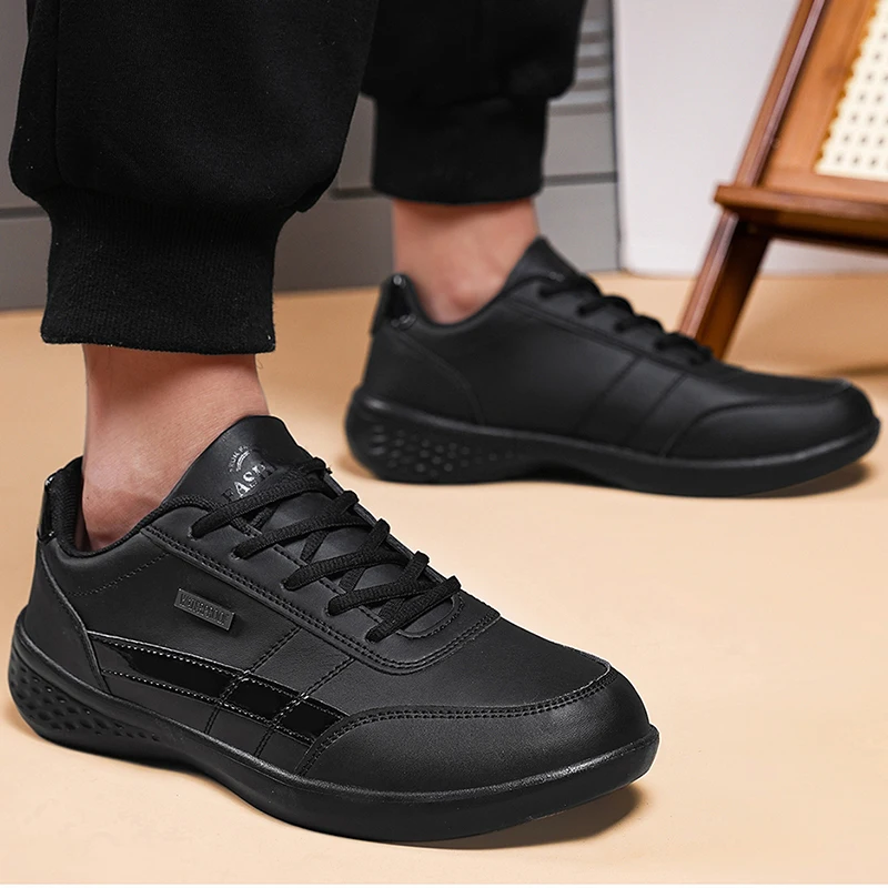 Skórzane buty męskie PU, sneak – Badminton Shoes Men recenzja i cena
